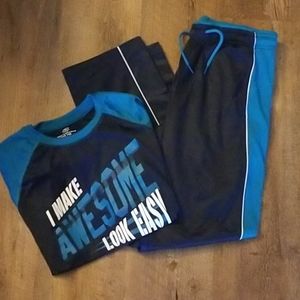 Long sleeve shirt and pants set